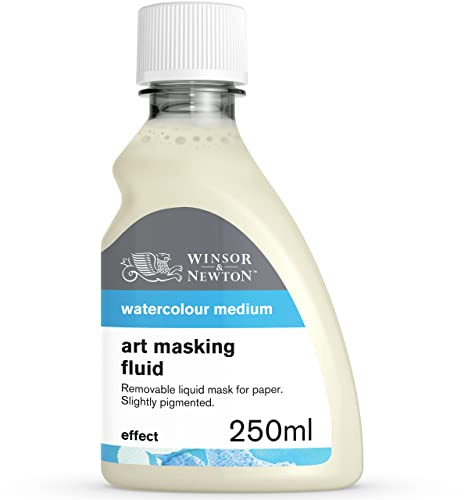 Winsor & Newton Watercolor Medium, Art Masking Fluid, 250ml (8.4-oz) bottle