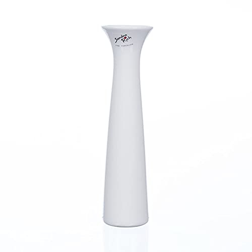 Porzellanvase Classy weiß H. 25cm D. 6,5cm Porzellan rund Sandra Rich
