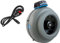 Ram 4 5 6 8 10 Inline Tube Duct UK Plug 2m Hydroponics Grow Fan up to 1088m3/hr (200mm 8-998m3/hr)