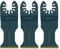 3 x TopsTools FA35ACT_3 Fast Change Tungsten Carbide Heavy Metal Blades Compatible with Dewalt Stanley Black and Decker Bosch Fein (Non-StarLock) Makita Milwaukee Parkside Worx Workzone Multitool