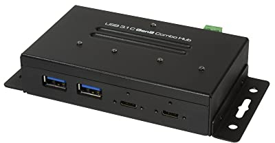 LogiLink UA0316 - USB-C 3.2 Gen 2, Combo Hub 4-Port, Industrieausführung
