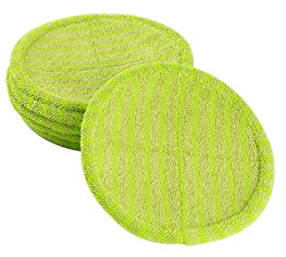LTWHOME 8.27 Inch Replacement Microfiber Mop Pads Fit for Bissell Spinwave 2124 Hard Floor Cleaner (Pack of 6)