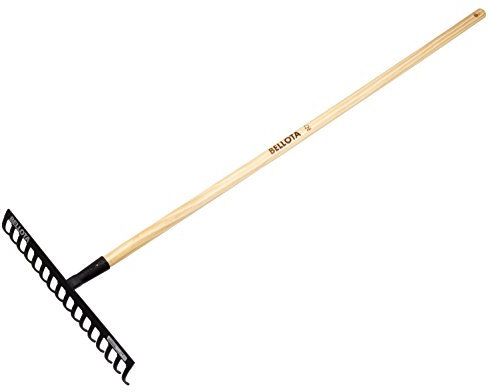 Bellota Madera 951-18 CML-Rastrillo jardín 18 Dientes Intensidad Media con Mango 1500 mm