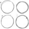 Fafeims Cuerdas para bajo, Cuerdas para bajo duraderas, Cuerdas para bajo duraderas de 4 Cuerdas con Acero y aleación de níquel para Accesorios de Instrumentos para bajo eléctrico