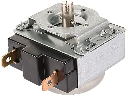 sourcing map Temps Manette Minuteur Interrupteur Remplacement Minuteur pour Four Cuisinier Arbre Rond (0-120M)