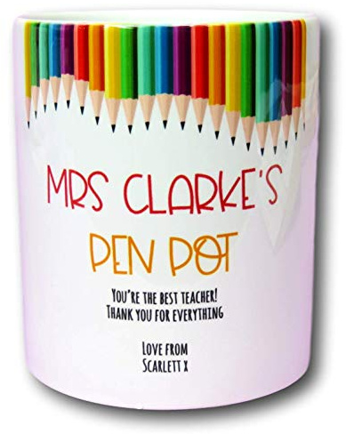 The T Bird Pen Pot | Personalised Pencil Pot | Teacher Gift | End of Term | Appreciation Present | Unique Design