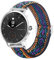 Kompatibel mit Withings ScanWatch-Armband, dehnbar, elastisch, Nylon, verstellbares Ersatzband, kompatibel mit Withings ScanWatch 42 mm/38 mm Hybrid-Smartwatch (Violettblau, Withings ScanWatch 42 mm)