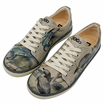 DOGO Vegane Damen Sneaker - Birds of the Castle