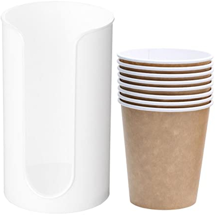 Hongjingda Porte-gobelet pour Bain - Facile à Installer - Petit Distributeur gobelets en Carton - pour rince-Bouche dans Le lavabo Bain