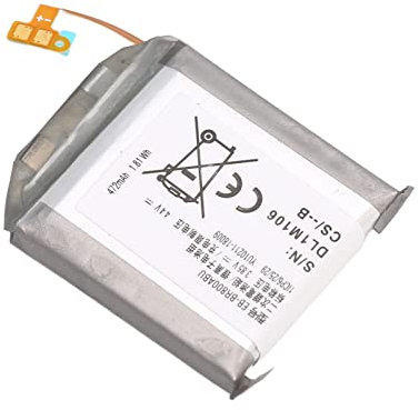 3,85 V 472 MAh Uhrenbatterie Ersatz EB BR800ABU Lithium-Ionen-Akku für für Galaxy Gear S4 46 Mm SMR800 SMR805