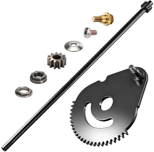 LIZEWEI 938-05078 Lenkstangenwelle mit Buchse & 617-04094 Lenkgetriebe-Set für MTD/Troy-Bilt/Craftsman Rasenmäher – enthält 941-0656A 741-0656A 948-0389 731-1309 Buchsen-Kit