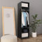 GaRcan Kleiderschrank Hochglanz Schwarz 50x50x200 cm Holzwerkstoff.Schränke & Lagerung,Schränke & Kleiderschränke