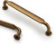 Coinkoly 10 Pack Antique Brass Cabinet Handles - 128MM Hole Centers Vintage Drawer Handles for Kitchen Cupboard - UK0003