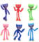 6Pcs Mini Figures Set Wopin Anime Cake Toppers, Cupcake Toppers Happy Birthday Party Supplies Cupcake Figurines,Gifts for Kids Anime Fans Birthday Party Cake Decoration