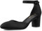 PIZZ ANNU Escarpins Femme Petit Talon Bloc Élégant Chaussures Été Bout Fermé Bride Cheville Sandales Confortable Noir EU 41