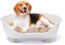 Corbeille - FERPLAST - THRONE 6 - Avec coussin relax - Blanc