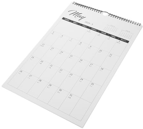 SHINEOFI Wandkalender Mit Klarer Monatsansicht Hängender Kalender Für Büro Und Zuhause Praktischer Terminplaner Für Tägliche Nutzung Für Erinnerungen Und Planung