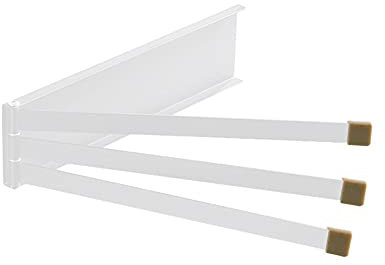 WaQiH, Porte-Serviettes pour Salle de Bain, Porte-Serviettes pivotant, Fer forgé pivotant à 3 Bras, Barre de Porte-Serviettes, Support Mural pour Barre de Serviette pivotante pour Salle de