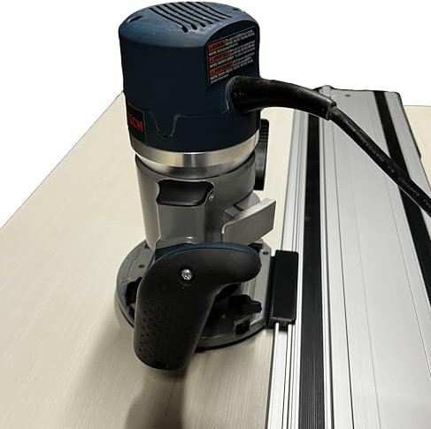 Adattatore per binario di guida per router Bosch 1617 – Made in USA (base a tuffo)