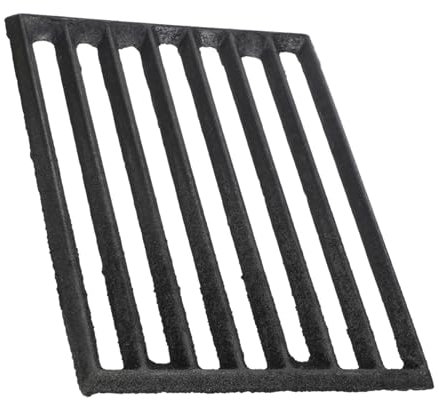 OUNONA Rejilla Para Leña De Hierro Fundido Rejilla Para Chimenea De Leña Accesorios Para Fogatas Diseñada Para Dentro Chimenea