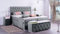 Boxspringbett Jana 240x220, VS-Grau, 7-Zohnen Taschenfederkernmatratze, Ergoflex - Inklusive Aufbau - Deutscher Hersteller