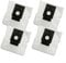 Bolsas de polvo para aspiradora, bolsas de polvo de 4 L de capacidad de repuesto para EZVIZ 10X para robot aspirador RC3 Plus RE4 Plus RE4+ RE5 Plus (paquete de 4)