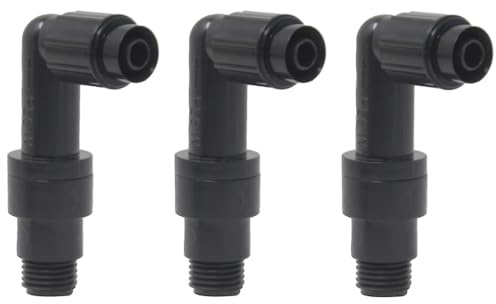 Combination Check Valve and Elbow Compatible with Pentair R172061 and R172061Z for Automatic Chlorine/Bromine Pool and Spa Feeders (3-Pack)