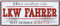 schilderkreis24 Blechschild 28x12cm – „Hier wohnt ein LKW-Fahrer mit seiner Chefin“ – Humorvolle Wanddeko für Zuhause & Trucker-Familien