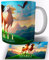 TusRelojes Spirit Cavallo selvaggio Stallion Of The Cimarron Tazza di Ceramica Bianca 325ml Mug
