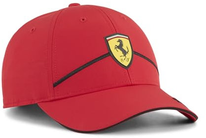 PUMA Unisex Kinder Ferrari Race Baseball Cap Junior Baseballkappe, Rosso Corsa, Einheitsgröße