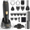 Hatteker Intimrasierer Mann Barttrimmer Nasenhaartrimmer Elektrischer Körperrasierer Herren 6-in-1 IPX7 Wasserdichter Bodygroomer intimbereich für Brust Beine Achselhöhle Leiste Nase