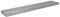 Velano - Bücherregal Wand - Wandregal 118x23.5 cm - Regal Wand - Schweberegal - Hängeregal - Regalbrett - Grau Eiche - Küchenregal - Bücherregal Kinder - Deko Wohnzimmer - Gewürzregal Wand