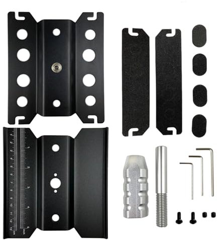 RC Zubehör Für Tamiya Für HSP Für TRX-4 Für Axial Für SCX10 II 1/10 1/8 1/12 Metall Reparatur Station Arbeit Stehen Montage Plattform RC Crawler Werkzeuge RC Auto Teile(Black,Size 1)