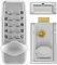 Back Gate Lock Code Door for Double Doors Coded Front Combination External Digital Entry Locks Wooden Gates Rim Ironmongery Direct Commercial Mechanical Keypad with Grade Garden