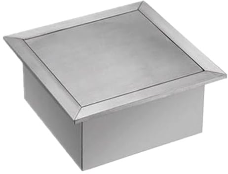Müllschlucker mit Tülle für den Schreibtisch, Eingebetteter Schlitz aus Edelstahl 304 für die Arbeitsplatte, Bodenloser Müllschlucker, Geeignet für das Recycling von Küchenmülleimern,180mm