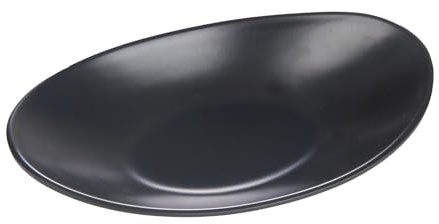 Schlüsselschale Schmuckschale Oval Deko Schwarz, Schlüsselablage Flur, Eingangsbereich Dekoschale, Schale Tablett für Flur Autoschlüssel Schlüssel Münzen Schmuck