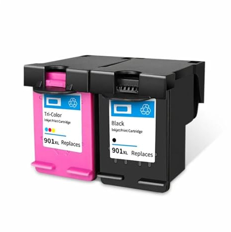 WEIYAOYAOWH 901XL Kompatible Tintenpatrone for 901 XL Officejet J4530 J4540 J4550 J4580 J4585 J4624 J4640 J4660 J4680 J4680c Drucker