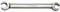 KS Tools 518.0526 CHROMEplus Offener Doppel-Ringschlüssel, abgewinkelt, 14x17mm