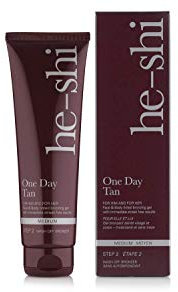 he-shi One Day Tan Instant Wash Off Fake Tan