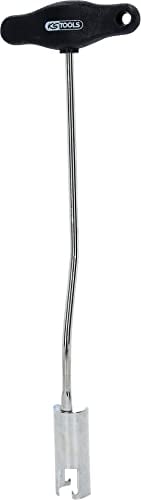 KS Tools 500.7530 T-Griff-Zündkerzenstecker-Abzieher, gebogen, lang, Size, Farbe