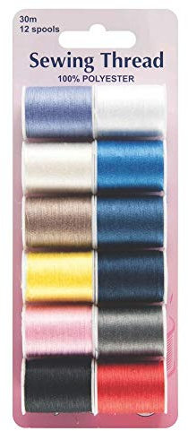 Hemline Colori Orlo 30M Filo per Cucire Assortiti