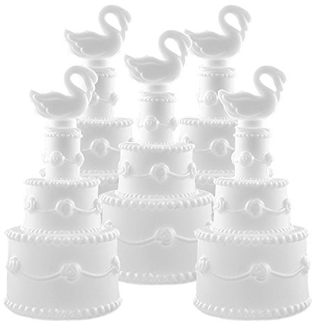 SEIFENBLASEN SCHWAN hochzeit wedding bubble deko gastgeschenk 24 stk.