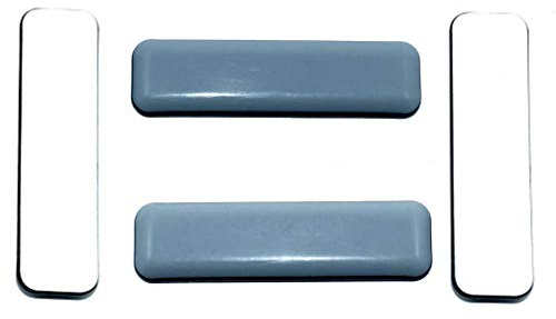 4 Stück Teflon-Möbelgleiter 19 x 70 mm Selbstklebend, PTFE-Gleiter, Teflongleiter