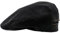 Sterkowski Derby Flatcap | 100% Leinen Super Leicht Herren Sommer Schiebermütze | Gatsby Sonnen Kappe Vintage Fisherhut Golf Cap Urbane Klassische Trendmütze Damen Retro Trucker Schwarz 60