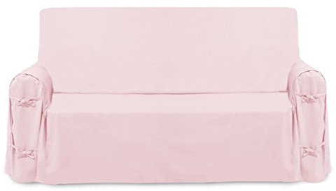 Soleil d'ocre, Panama Housse de canapé en Coton Rose 100x200x60 cm