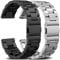 OTOPO Kompatibel Samsung Galaxy Watch 4 Classic 46mm/42mm Armband, Active 2 40mm/44mm Metall für Frauen Männer, 20mm Edelstahl Metallarmband 2 Pack