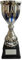 County Engraving Personalised Large Poseidon Blue And Silver Metal Cup Bowl Trophy Award, Ideal For Any Sport - Enter Your Own Custom Text