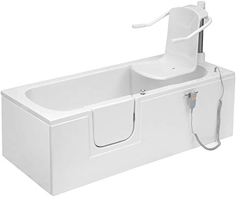 Badewanne mit Tür und Sessellift 169x69cm, LIBERTY Links