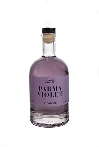 Cardiff Distillery Artisan Craft Parma Violet Welsh Liqueur - Delicious With Gin, Sparkling Water, Lemonade And For Adding To Prosecco (50cl bottle)