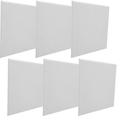 Panneau Acoustique, Panneau De Réduction Du Bruit, Blanc | Fibre De Polyester | 30 * 30 * 1.5cm, Adapté à La Salle De Piano, Studio D'enregistrement, Jardin D'enfants, Cinéma